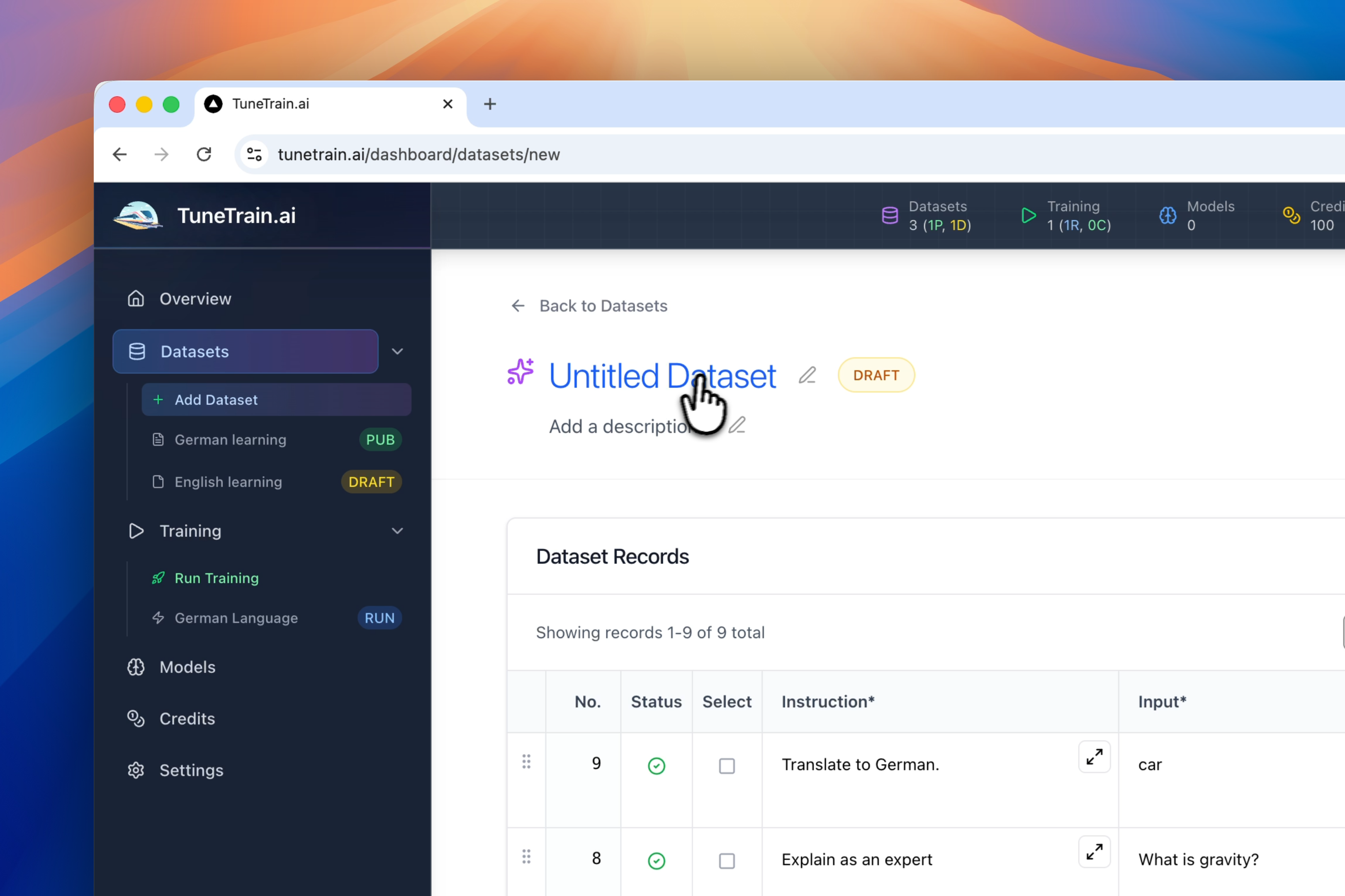 TuneTrain.ai - Perfeziona i modelli IA con i tuoi dati aumentati media 4
