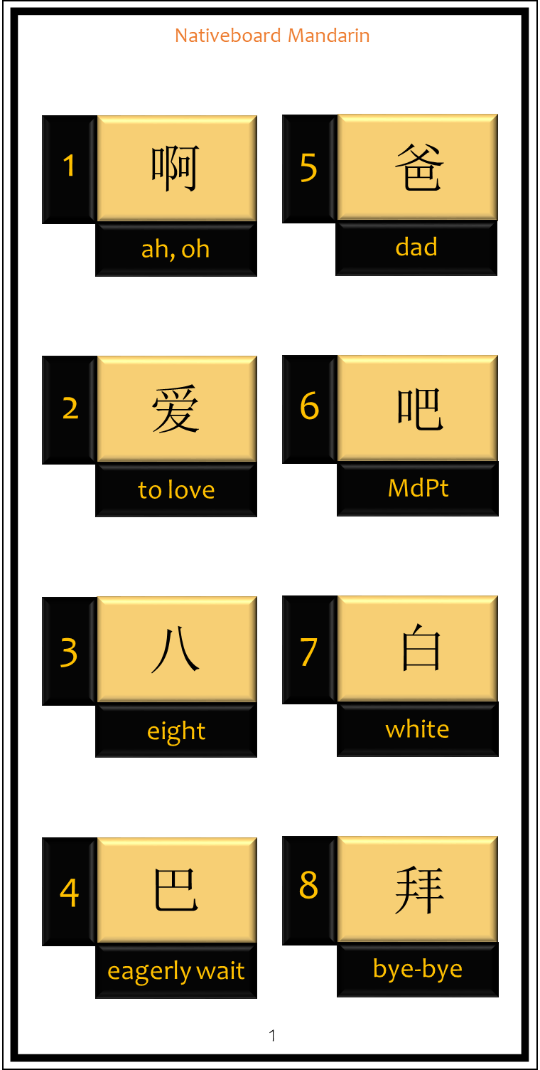 Nativeboard Mandarin gallery image