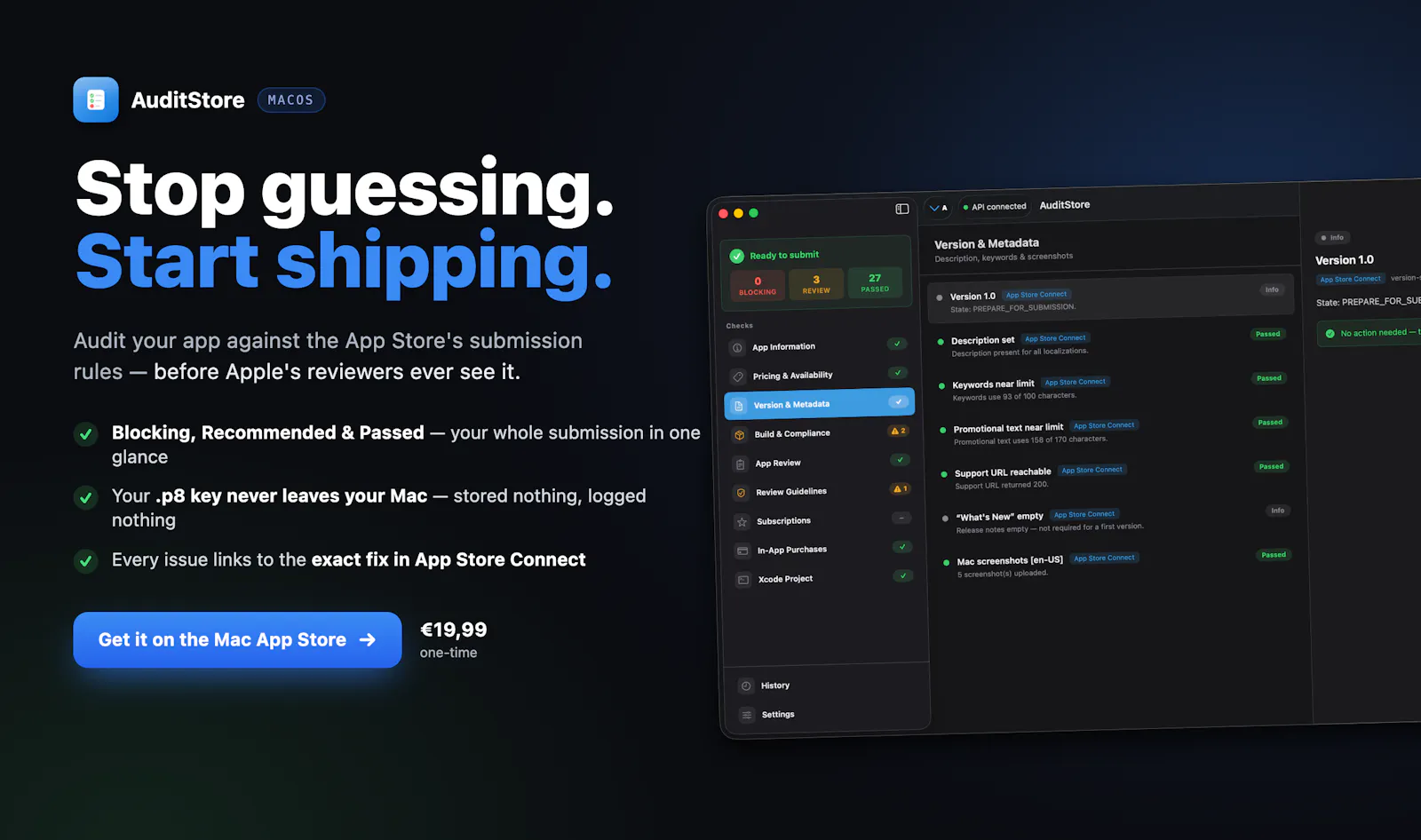 AuditStore screenshot 1