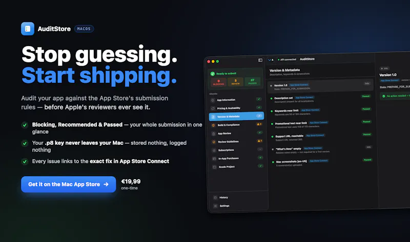 AuditStore screenshot 1