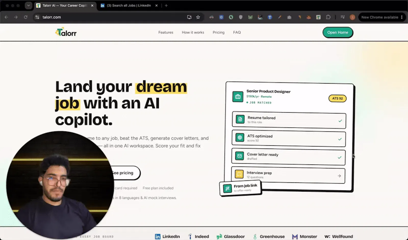Talorr AI screenshot 1 (video preview)