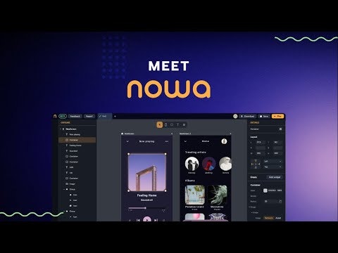 startuptile Nowa-The first app builder made for professionals