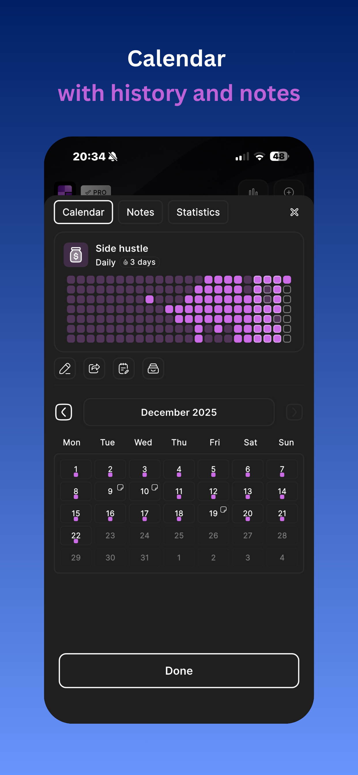 HabitHelp - Screenshot 3 showing product features and functionality