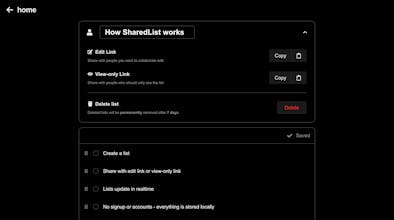 Sharedlist.io gallery image