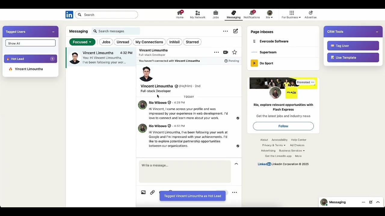 LinkedIn CRM gallery image