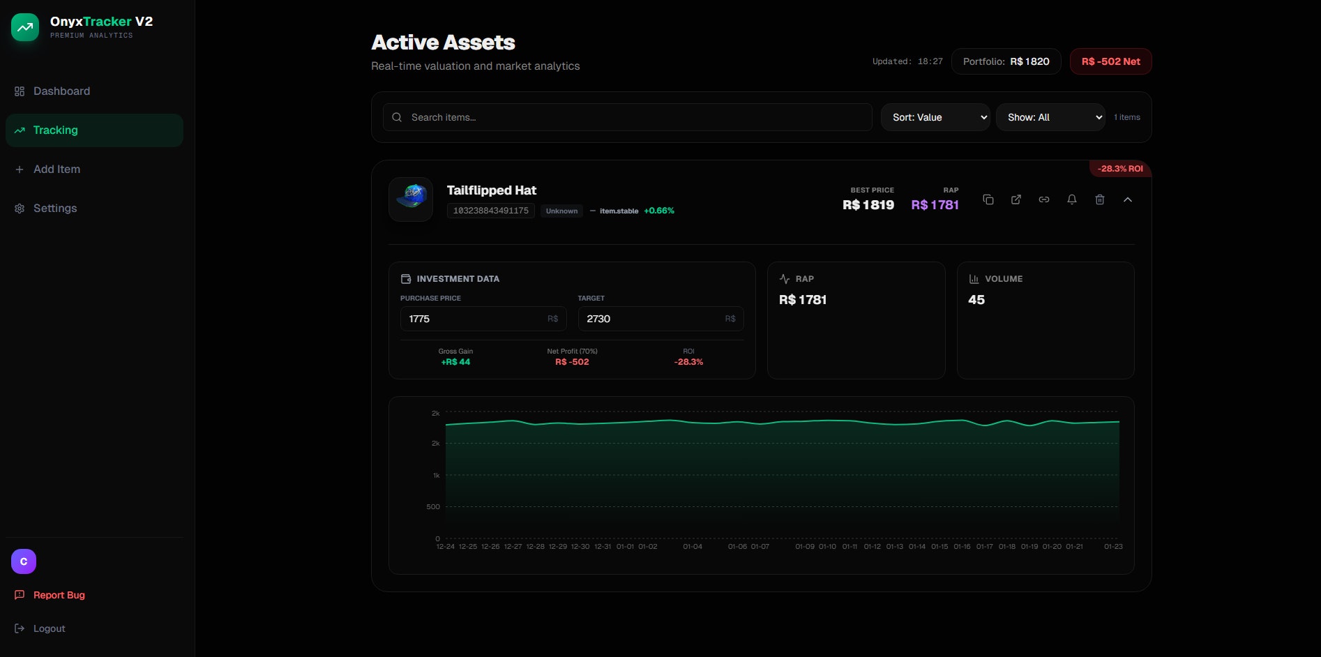 OnyxTracker gallery image