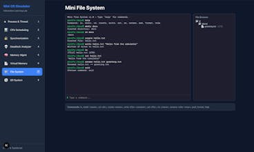 Mini OS Simulator gallery image