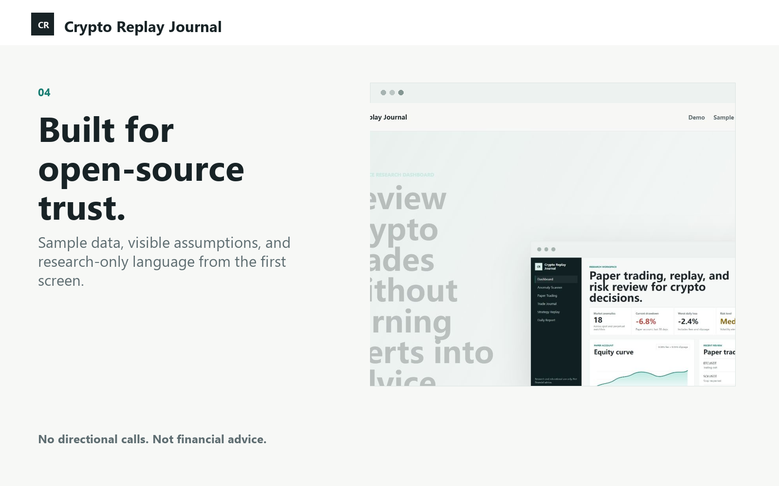 Crypto Replay Journal gallery image