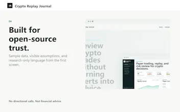 Crypto Replay Journal gallery image
