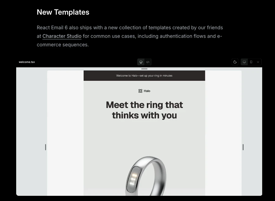 React Email 6.0 by Resend screenshot 2