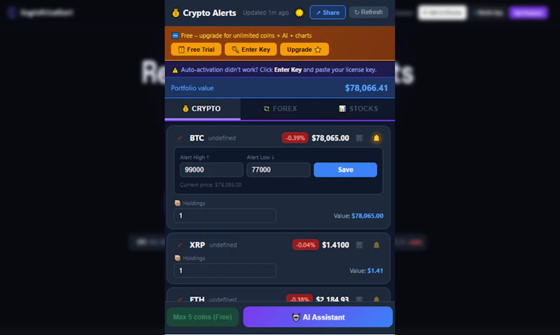 Crypto Price Alert screenshot 7