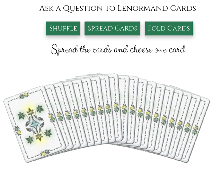 Cartões Lenormand: uma leitura de um cartão media 2