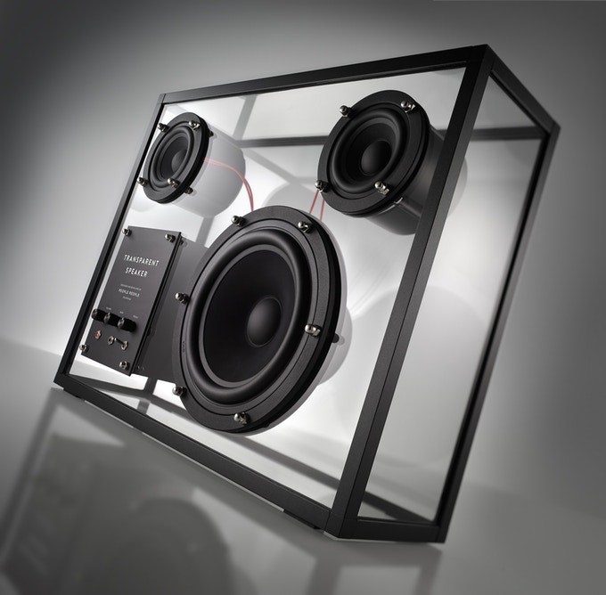 Wireless Transparent Speakers with Flic Button gallery image