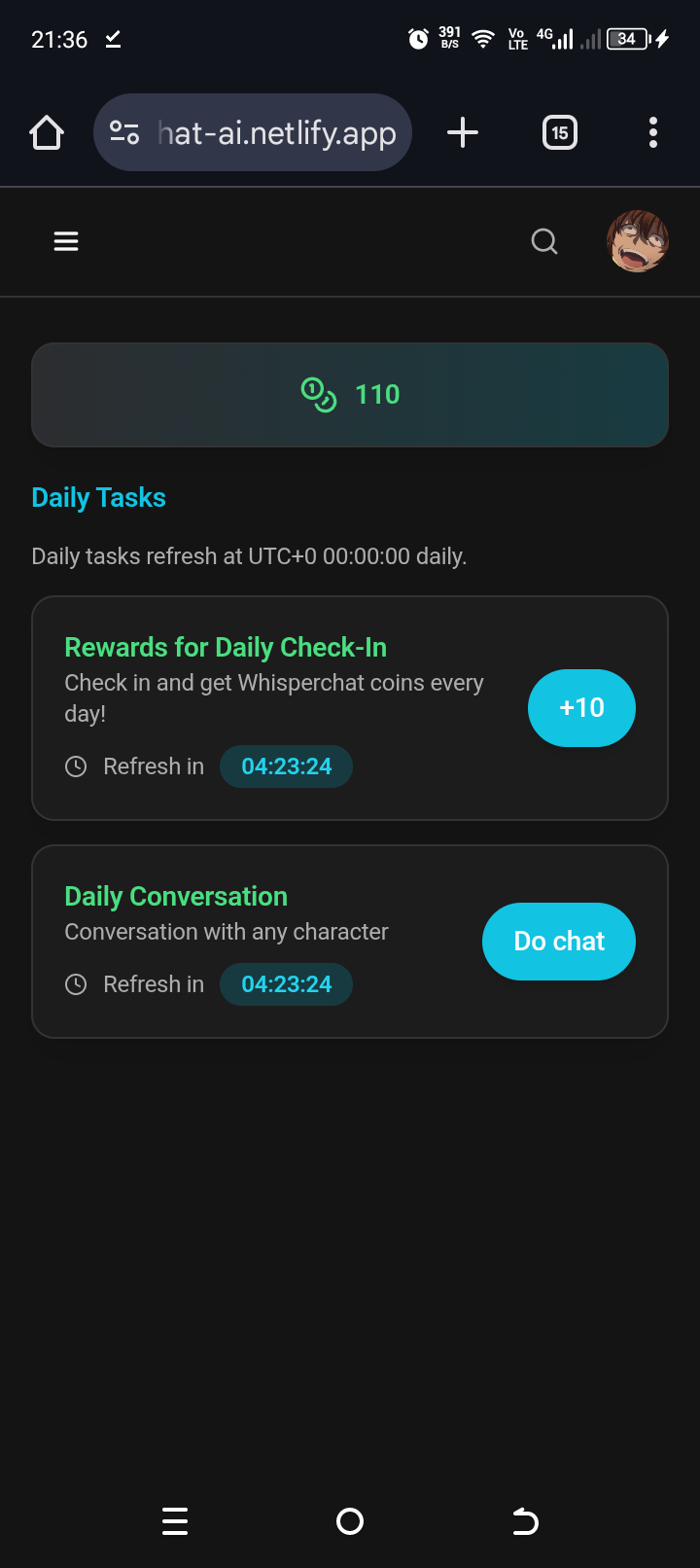 FantasyChat Ai - Screenshot 5 showing product features and functionality