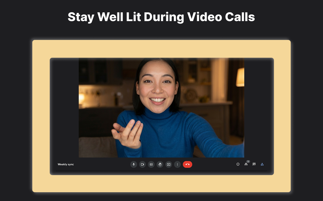 Edge Light for video calls