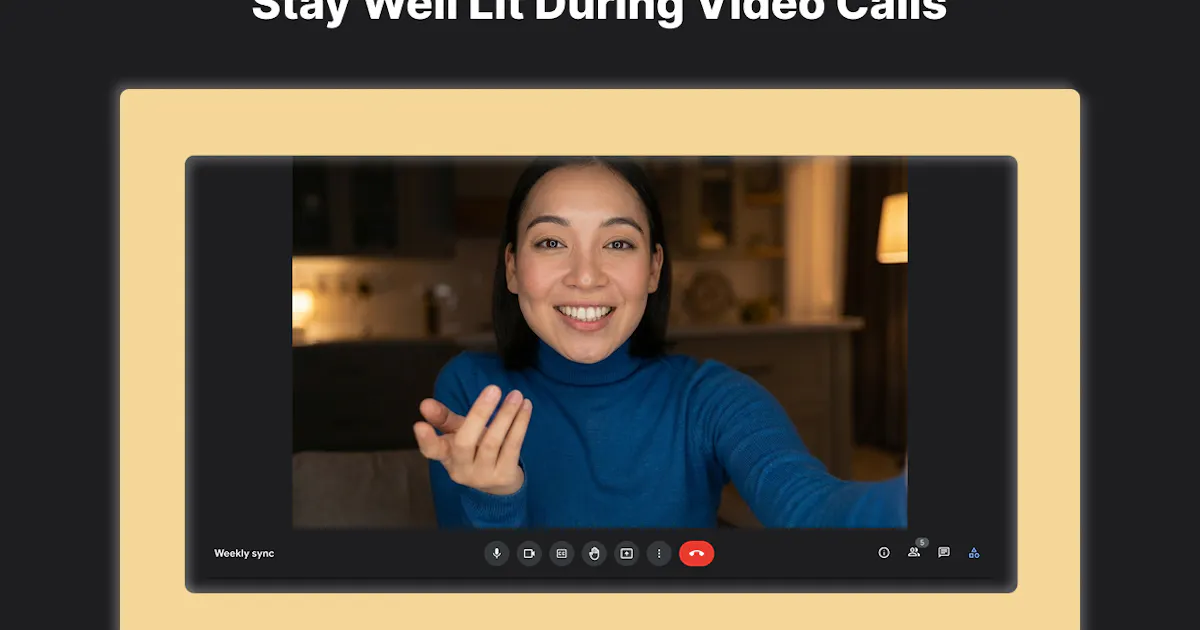 Edge Light for video calls