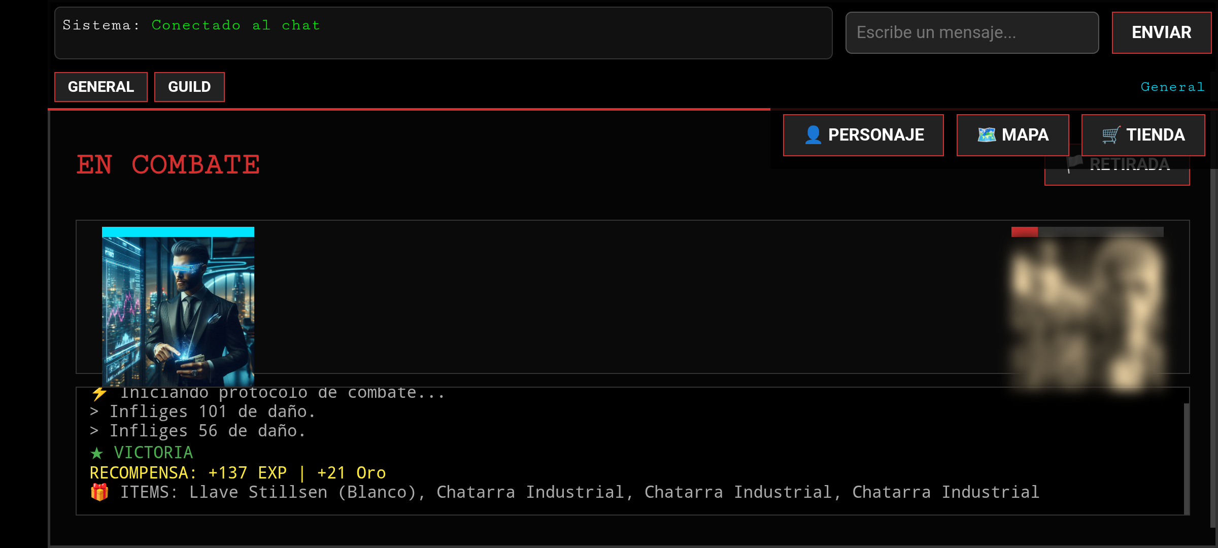 La Grieta · MMORPG cyberpunk criollo media 4