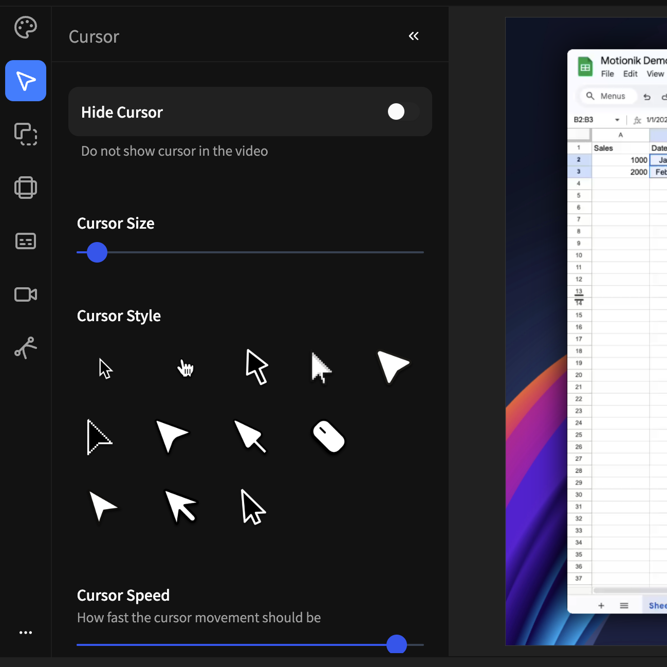 Motionik - Screenshot 5 showing product features and functionality