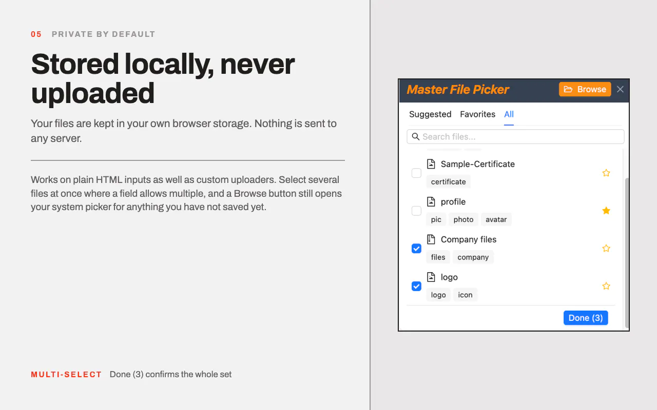 Master File Picker— Quick Upload Manager gallery image