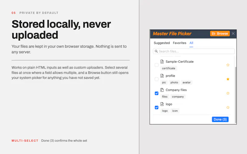Master File Picker— Quick Upload Manager screenshot 5