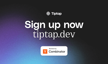 A interface intuitiva do Tiptap, projetada para capacitar os desenvolvedores a criar recursos excepcionais de edição de conteúdo.