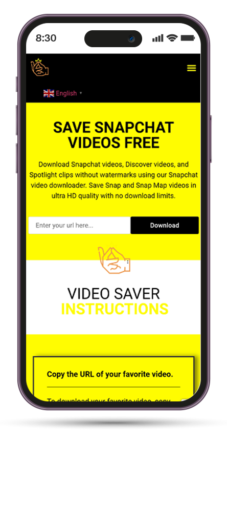 스냅을 저장하십시오 - Snapchat 비디오 다운로더 - Discover, Stories Spotlight 저장 미디어 2