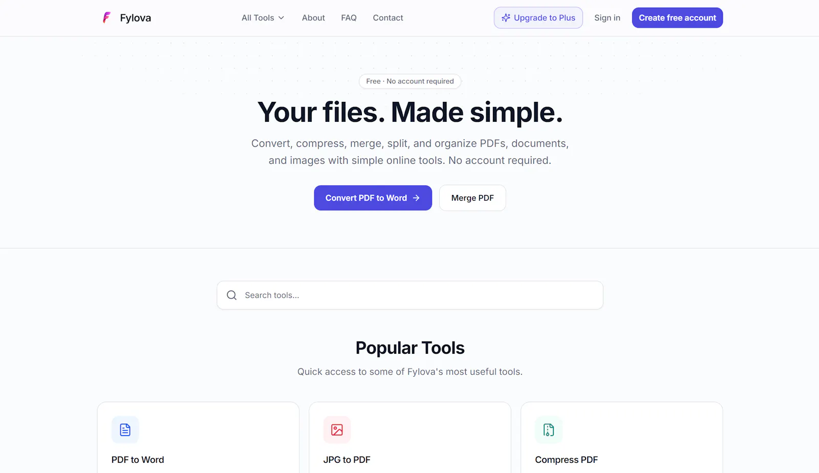 Fylova - All-In-One PDF and File toolkit screenshot 1