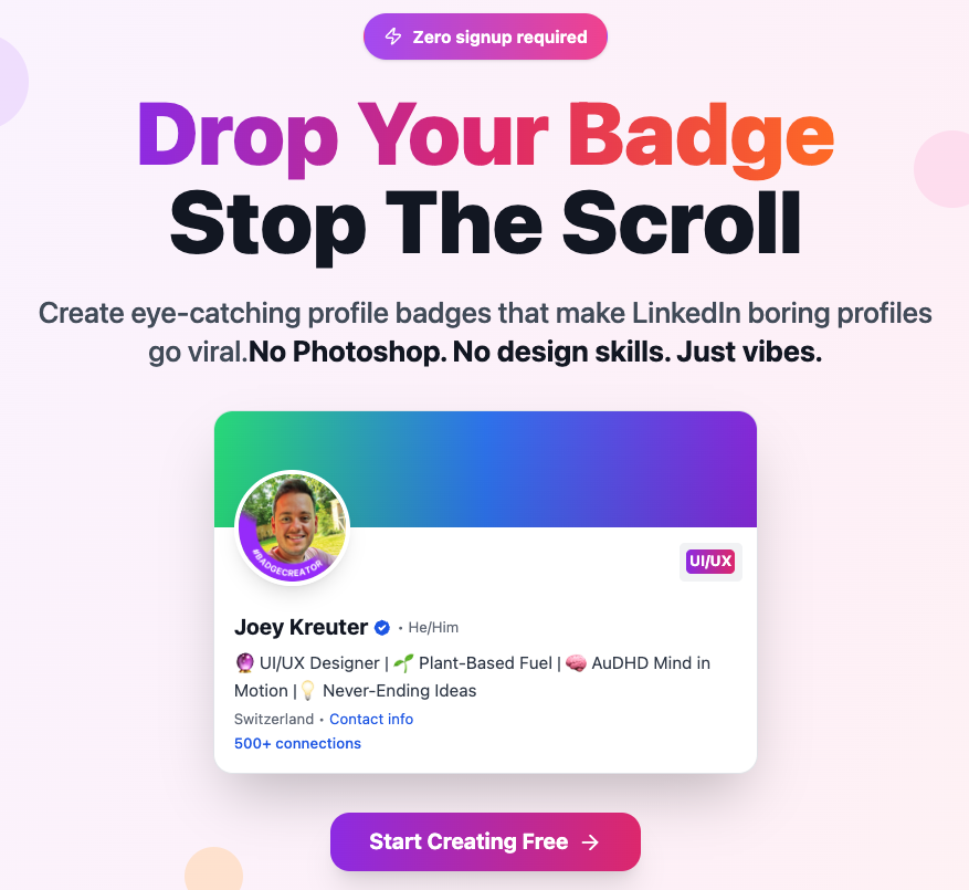Sfeer - Maak virale profielbadges in seconden - geen ontwerp nodig media 2