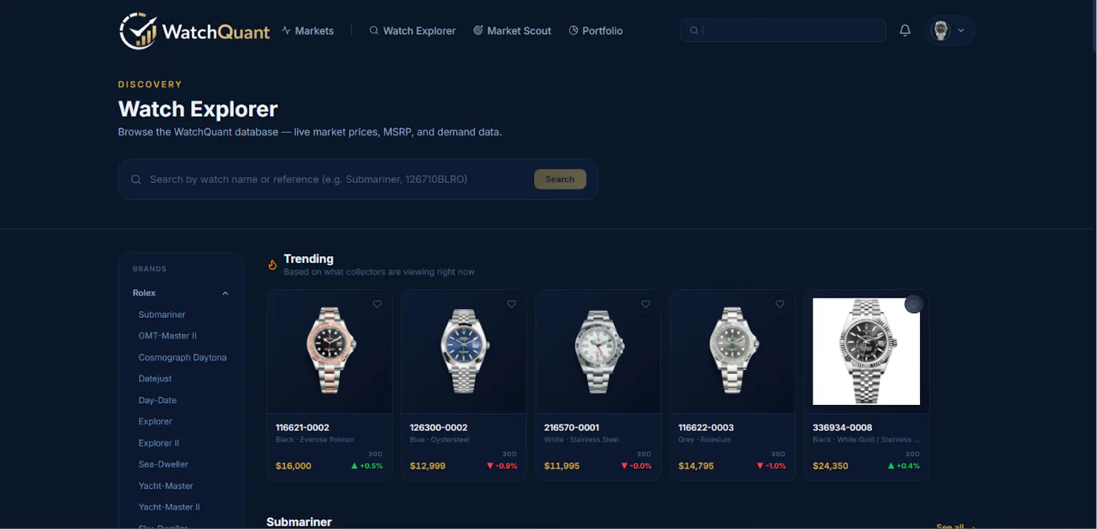 WatchQuant screenshot 4