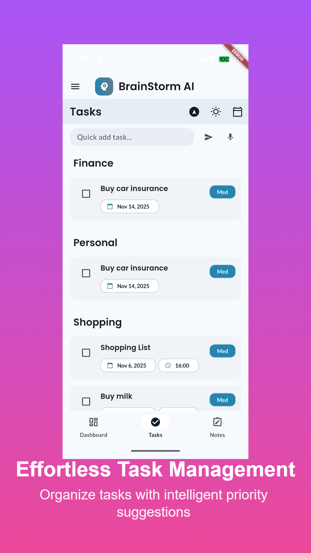 BrainStorm AI - Screenshot 4 showing product features and functionality