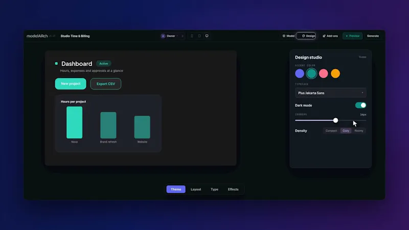 modelARch screenshot 1 (video preview)