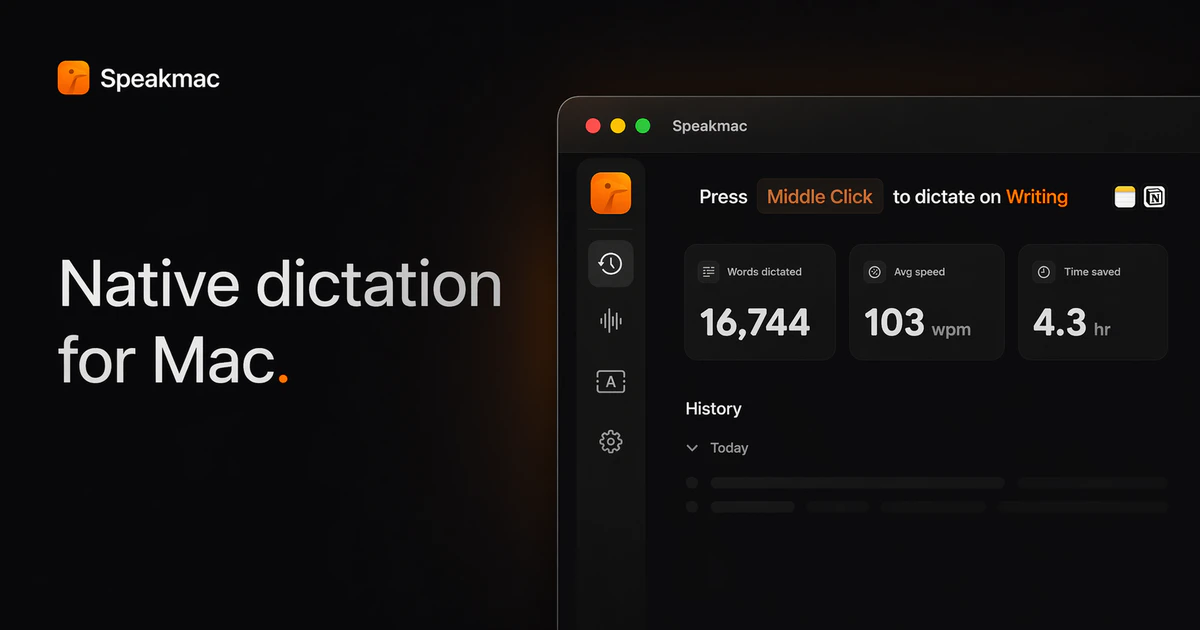 Speakmac screenshot 1