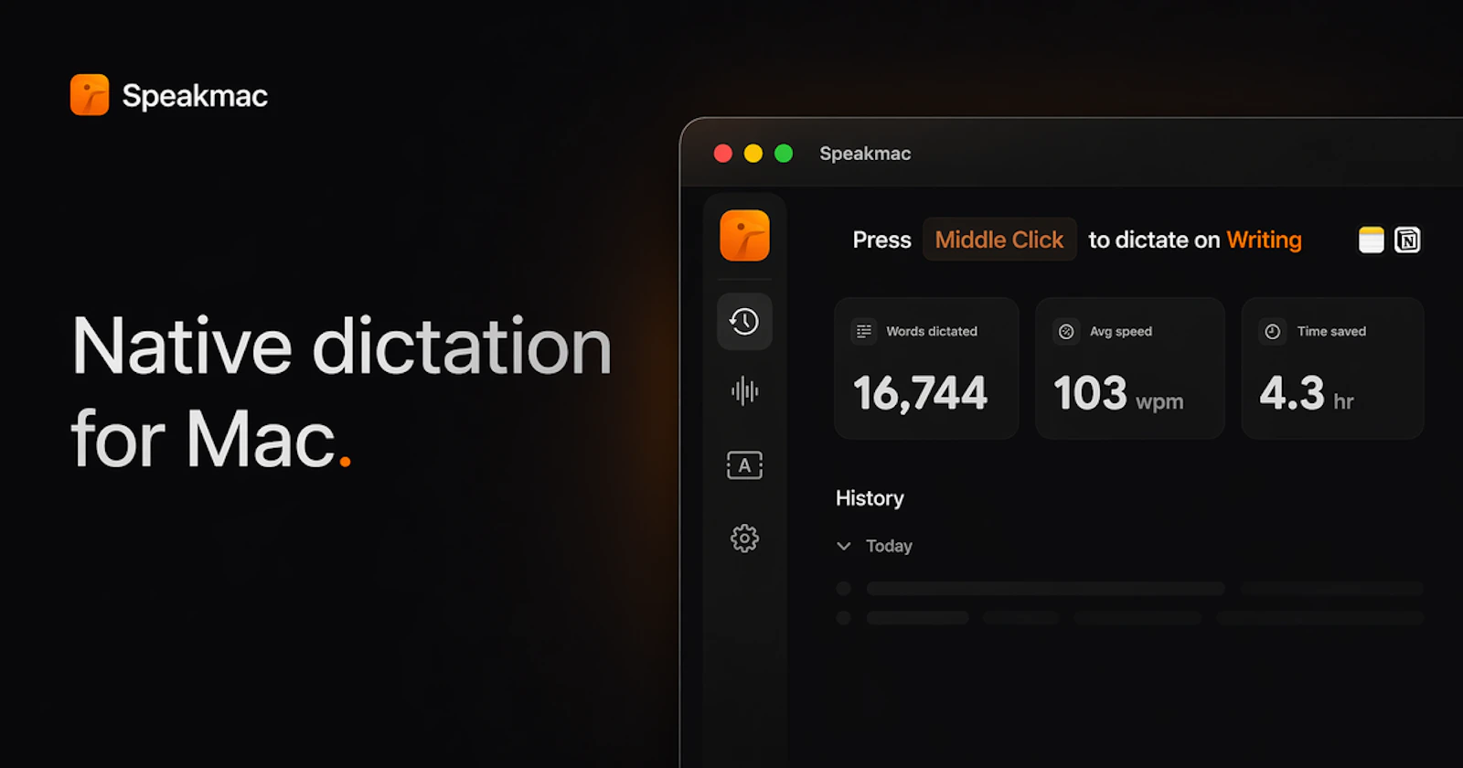 Speakmac screenshot 1