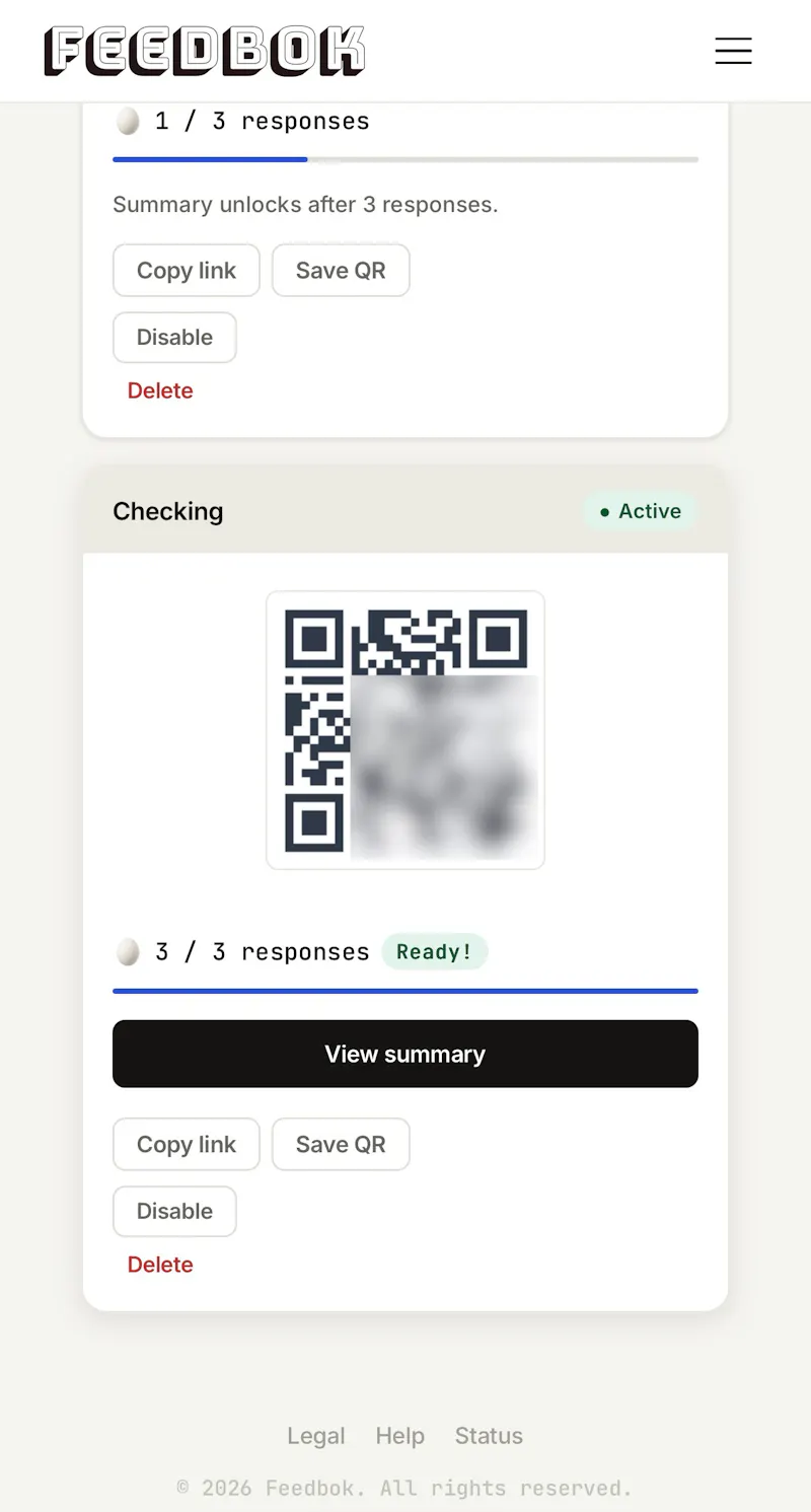 Feedbok beta  screenshot 2