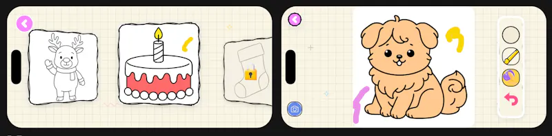 Little Brush: Coloring Game screenshot 1