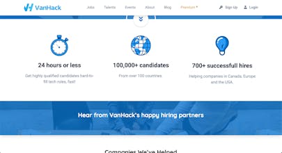 VanHackathon - VanHack Repagination gallery image