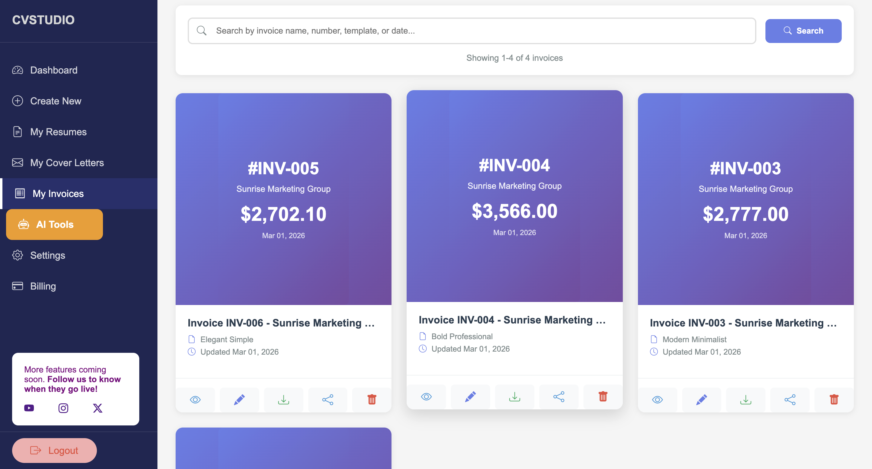 CV Studio gallery image