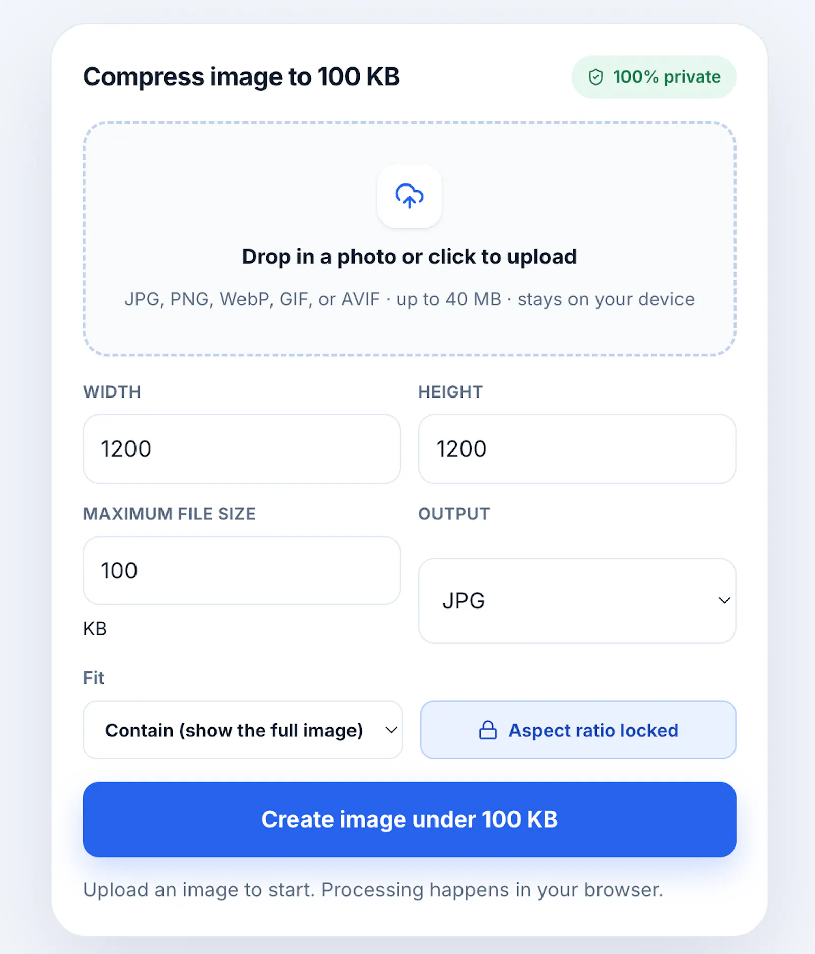 ResizeWizard screenshot 1