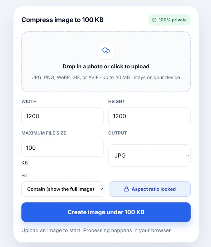 ResizeWizard screenshot 1