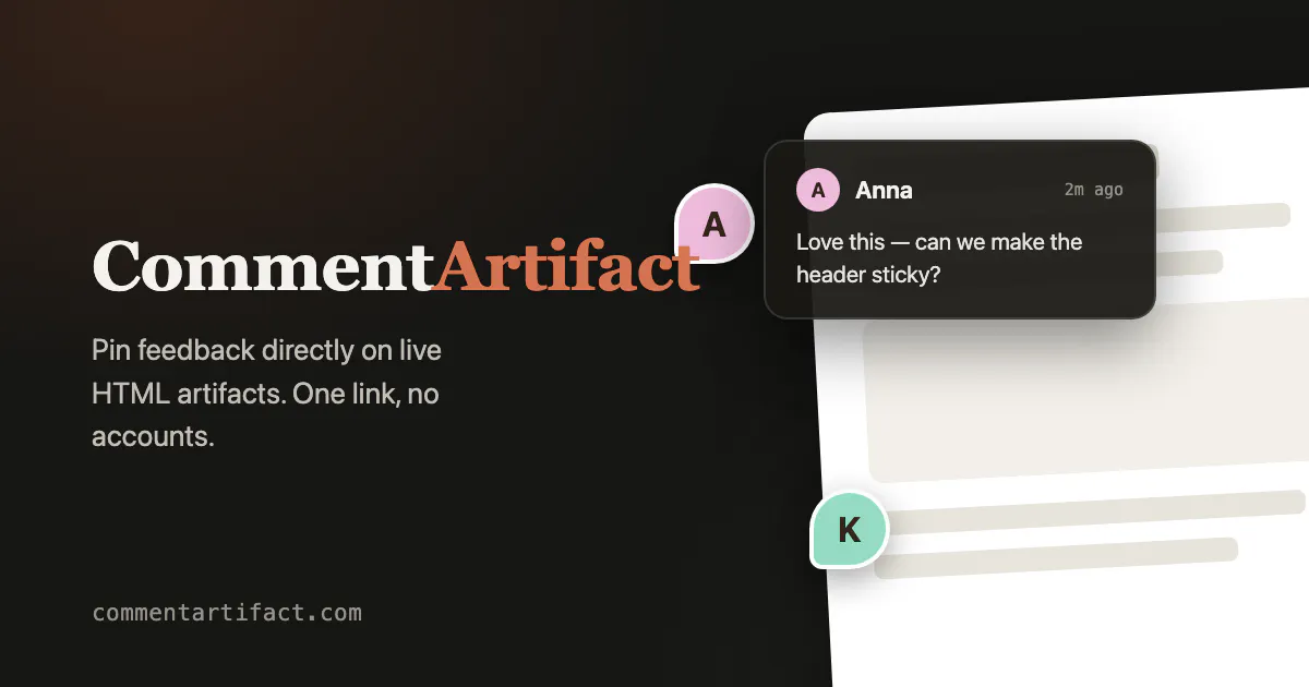 CommentArtifact gallery image
