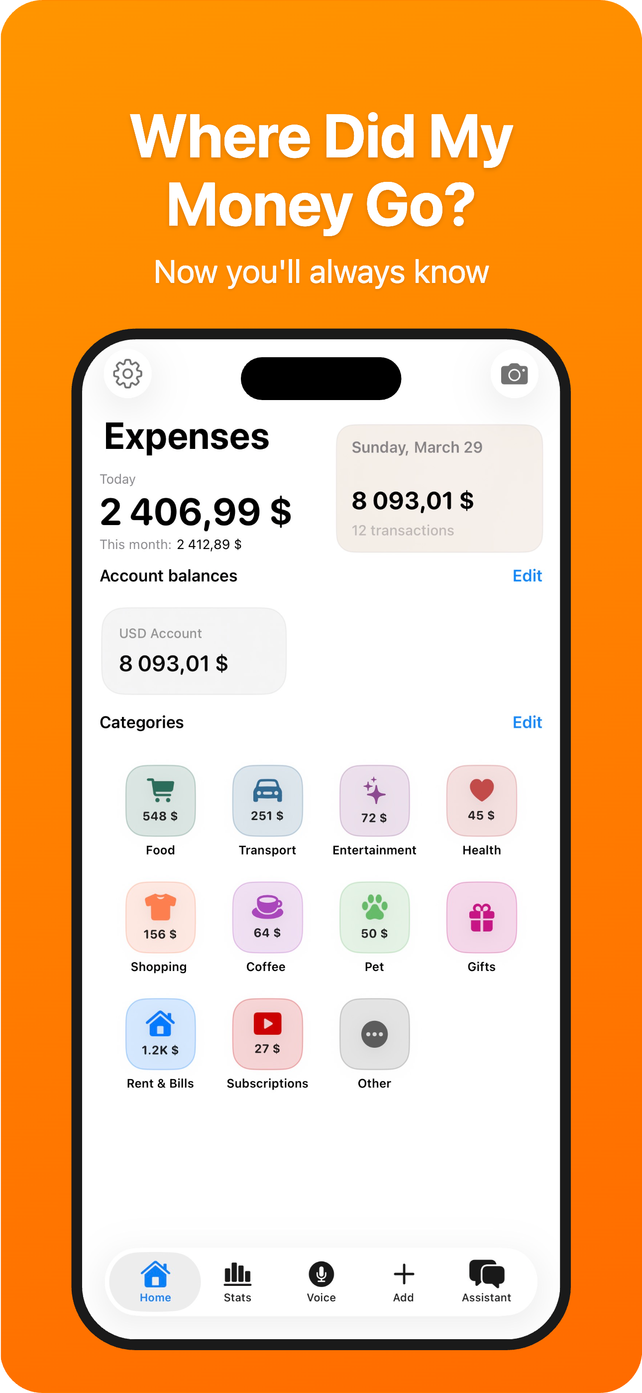 Money Vault: AI Expense Tracker gallery image