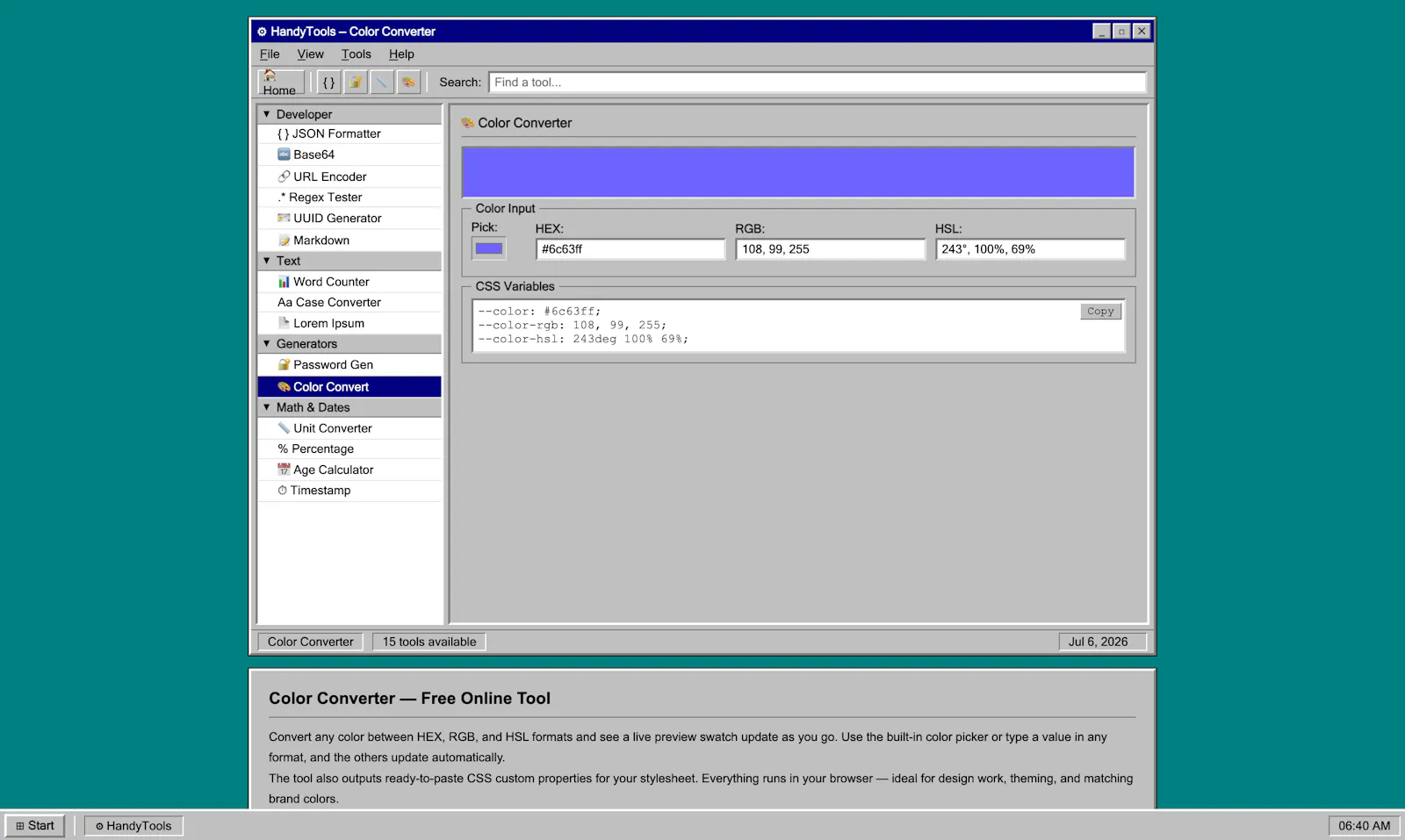 HandyTools screenshot 5