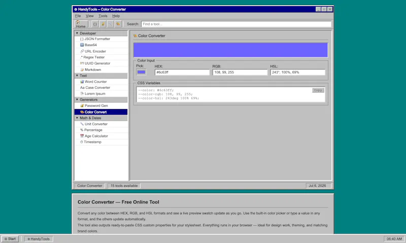HandyTools screenshot 5