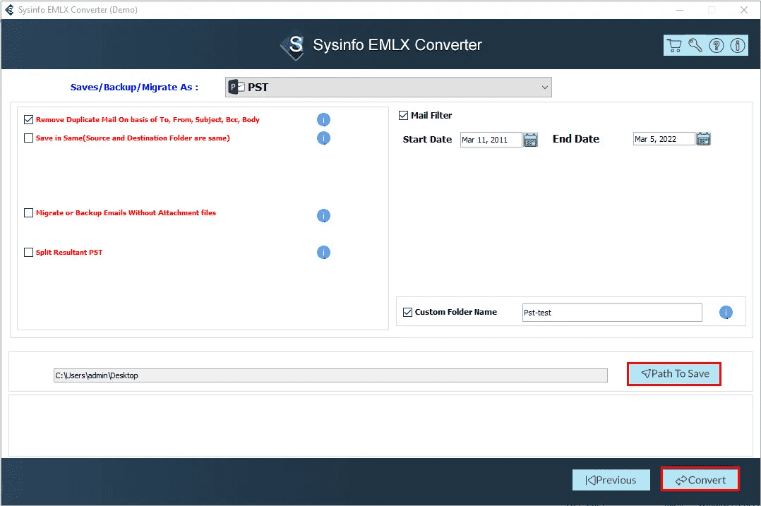 Sysinfo Emlx Converter media 5