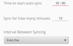 Schedule Auto Sync and Save Battery media 3