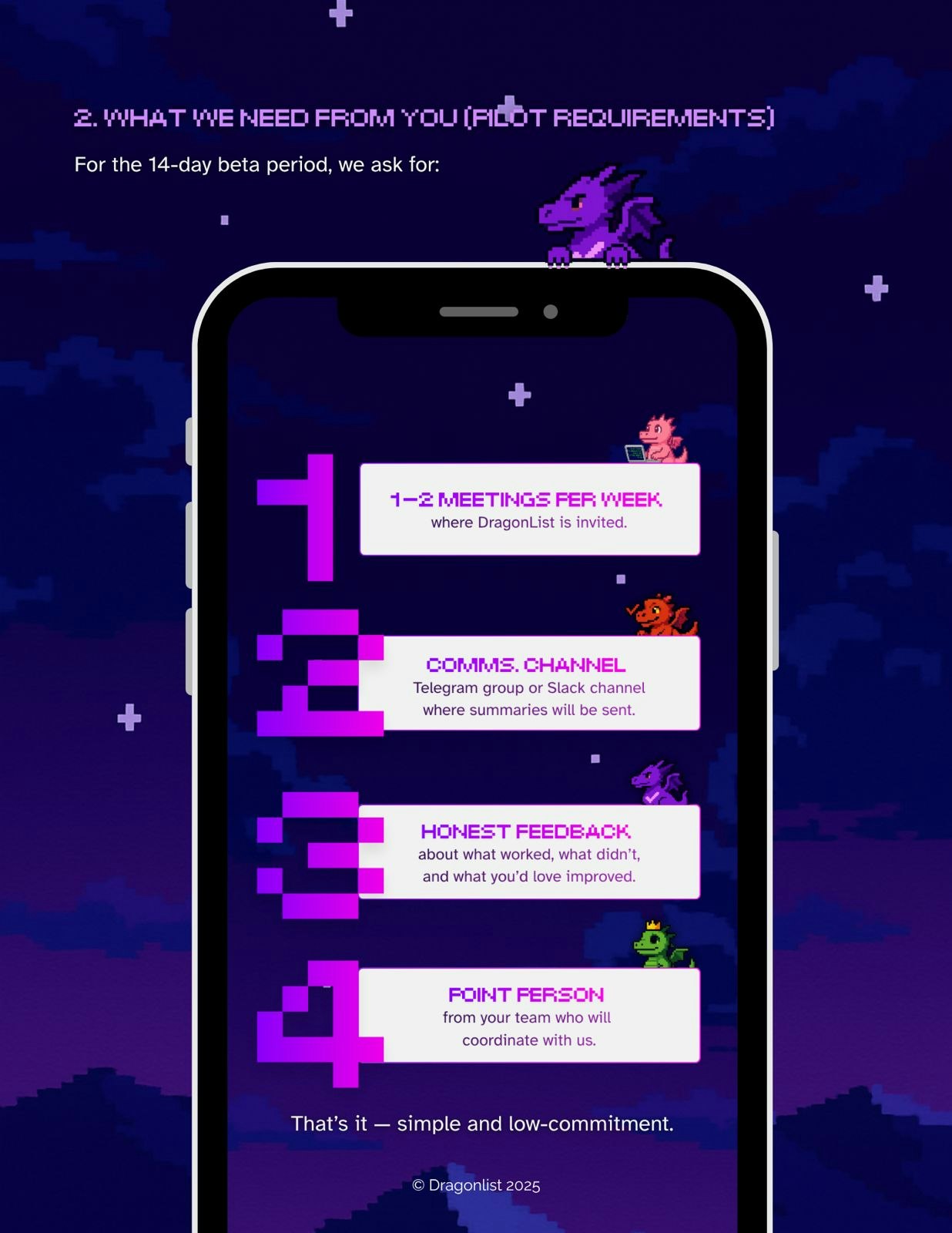 Dragons List - Screenshot 2 showing product features and functionality