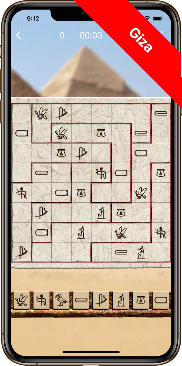 Hierodoku - Sudoku set in ancient Egypt gallery image