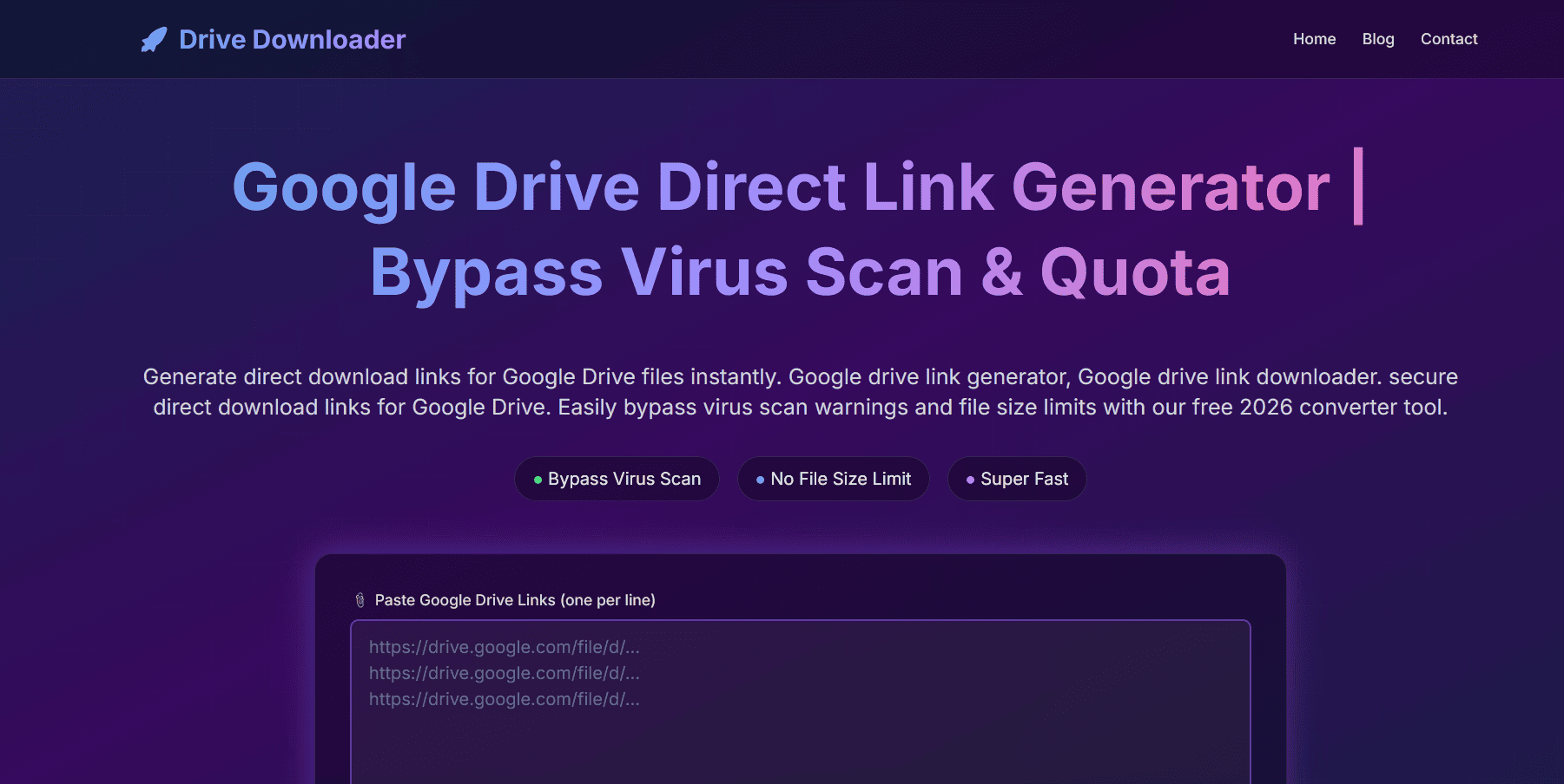 Google Drive Direct Link Generator gallery image