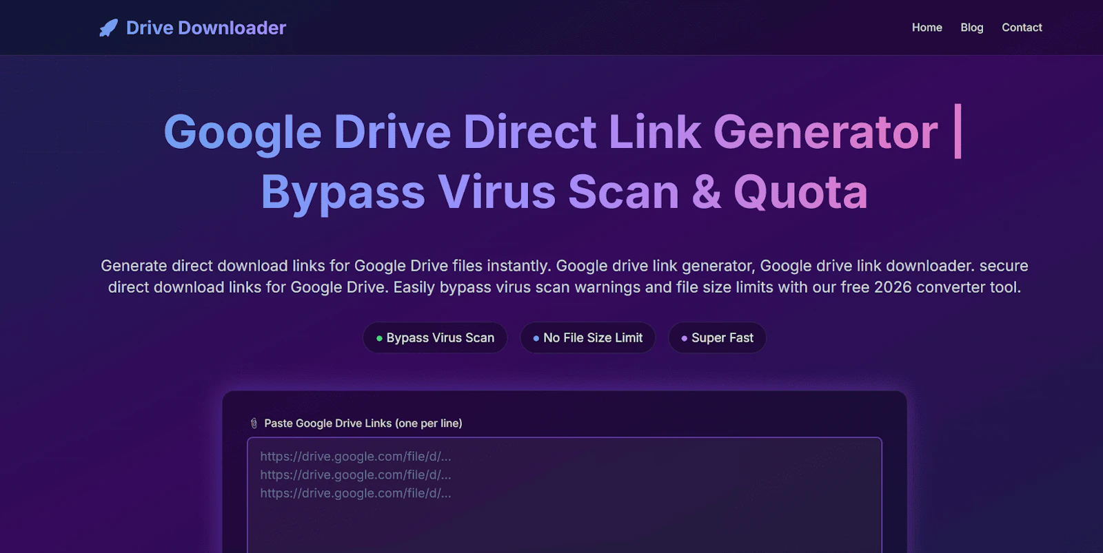Google Drive Direct Link Generator screenshot 3