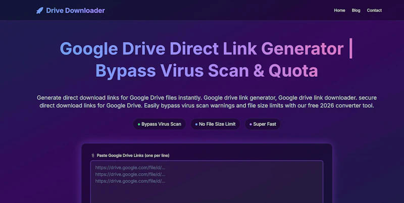 Google Drive Direct Link Generator screenshot 3